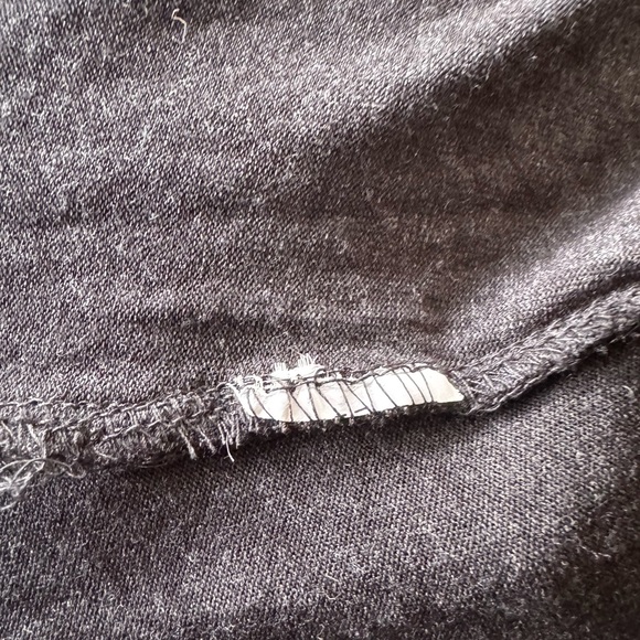 Monoreno dress zip front cover up medium  gray black - Picture 10 of 11